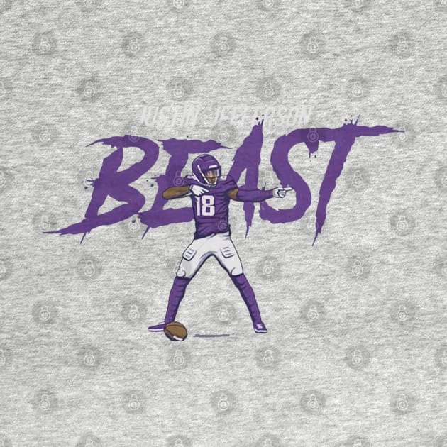 Justin Jefferson Beast by Chunta_Design